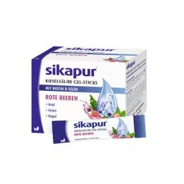 SIKAPUR Silikagelsticks røde bær, 30 stk