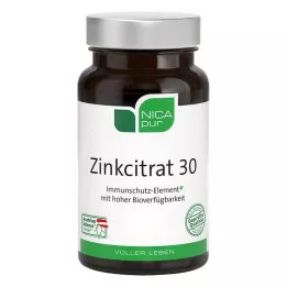 NICAPUR Zinkcitrat 30 kapsler, 60 stk