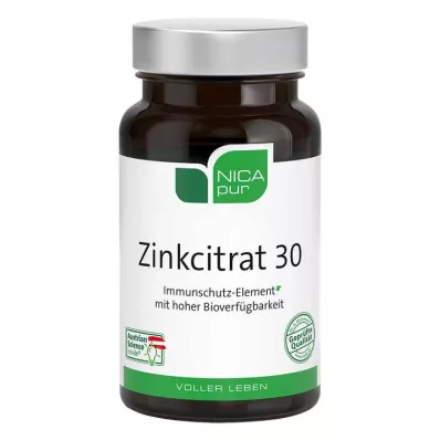 NICAPUR Zinkcitrat 30 kapsler, 60 stk