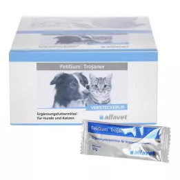 FELIGUM Trojans tilskudsfoder Pressl. til hund/kat, 30X10 g