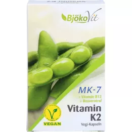 VITAMIN K2 MK7 all-trans veganske kapsler, 60 kapsler