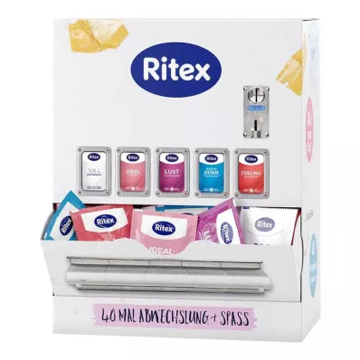 RITEX Kondomdispenser stor pakke, 40 stk