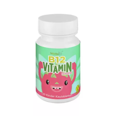 VITAMIN B12 KINDER Veganske tyggetabletter, 120 stk