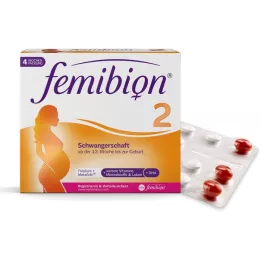 FEMIBION 2 graviditets kombipakke, 2X28 stk