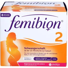 FEMIBION 2 graviditets kombipakke, 2X56 stk