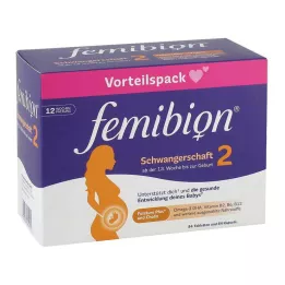 FEMIBION 2 graviditets kombipakke, 2X84 stk