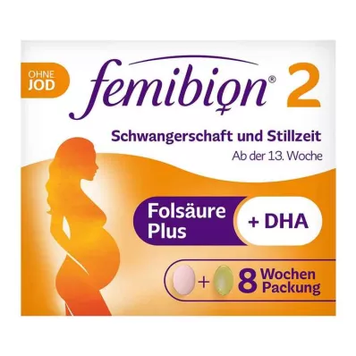 FEMIBION 2 Graviditet+Laktation uden jod Kpg, 2X60 stk