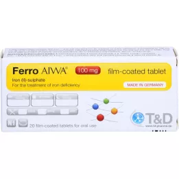 FERRO AIWA 100 mg filmovertrukne tabletter, 20 stk