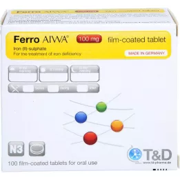 FERRO AIWA 100 mg filmovertrukne tabletter, 100 stk