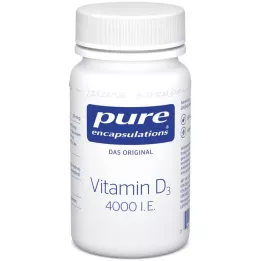 PURE ENCAPSULATIONS Vitamin D3 4000 I.U. kapsler, 60 kapsler