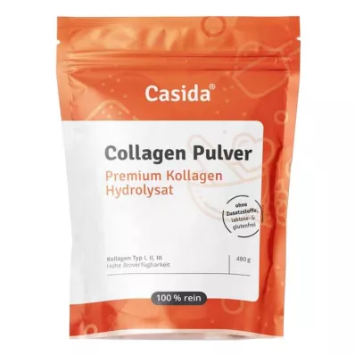 COLLAGEN PULVER Kollagenhydrolysat Peptid Oksekød, 480 g
