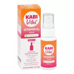 KABIVITAL 2.000 I.E. D3 spray med æblesmag, 25 ml