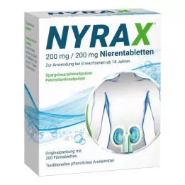 NYRAX 200 mg/200 mg nyretabletter, 200 stk