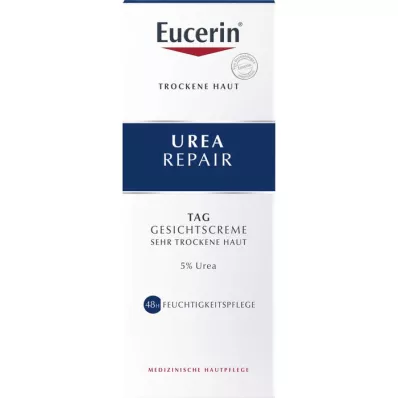 EUCERIN UreaRepair ansigtscreme 5% dag, 50 ml