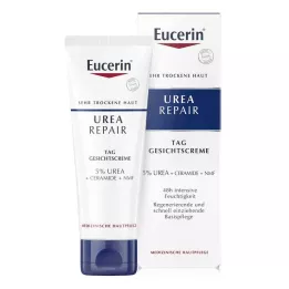EUCERIN UreaRepair ansigtscreme 5% dag, 50 ml