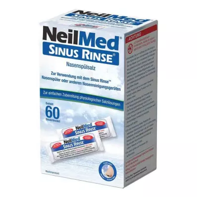 Neilmed Sinus Skyl næseskyllesalt doseringspose, 60X2,4 g