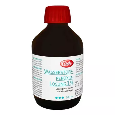 WASSERSTOFFPEROXID 3% Caelo Lsg.Standard Zul., 200 ml