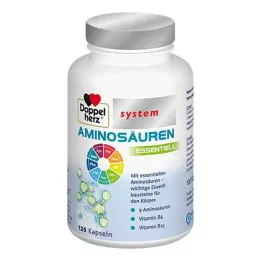 DOPPELHERZ Aminosyrer essentielle systemkapsler, 120 kapsler