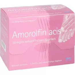 AMOROLFIN acis 50 mg/ml neglelak indeholdende aktiv ingrediens, 6 ml