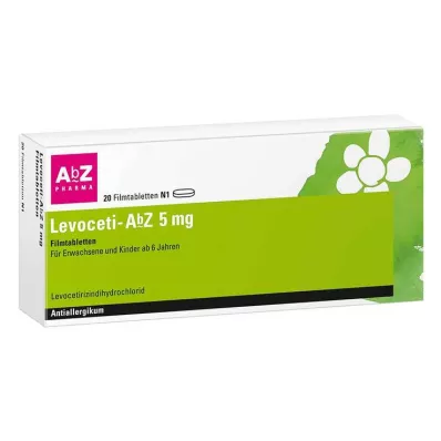 Levoceti-AbZ 5 mg filmovertrukne tabletter, 20 stk