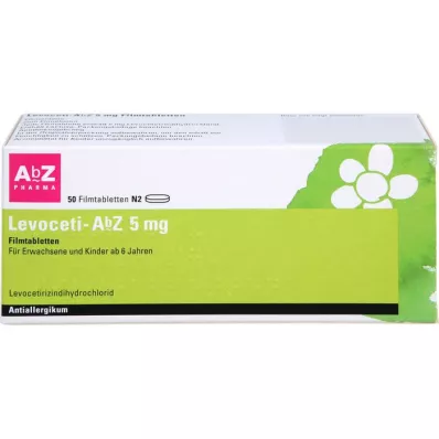 LEVOCETI-AbZ 5 mg filmovertrukne tabletter, 50 stk