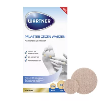 WARTNER Plastre mod vorter, 24 stk