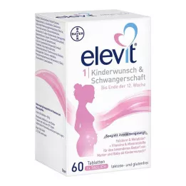 ELEVIT 1 Fertilitet & Graviditetstabletter, 1X60 stk