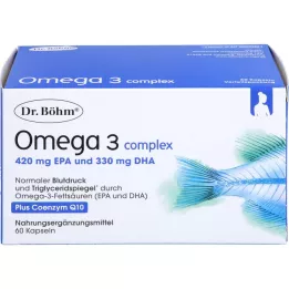 DR.BÖHM Omega-3 kompleks kapsler, 60 kapsler