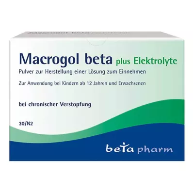 MACROGOL beta plus Elektrolyt Plv. til oral brug, 30 stk