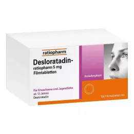 DESLORATADIN-ratiopharm 5 mg filmovertrukne tabletter, 100 stk
