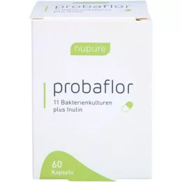 NUPURE probaflor probiotika til tarmrehabilitering kapsler, 60 stk