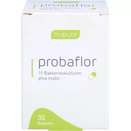 NUPURE probaflor probiotika til tarmrehabilitering Kps, 30 stk
