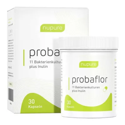 NUPURE probaflor probiotika til tarmrehabilitering Kps, 30 stk