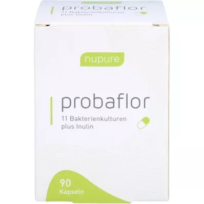 NUPURE probaflor probiotika til tarmrehabilitering Kps, 90 stk