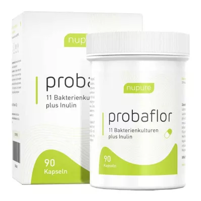 NUPURE probaflor probiotika til tarmrehabilitering Kps, 90 stk