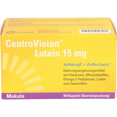 CENTROVISION Lutein 15 mg kapsler, 90 stk