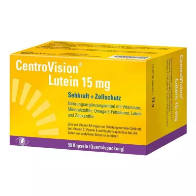 CENTROVISION Lutein 15 mg kapsler, 90 stk