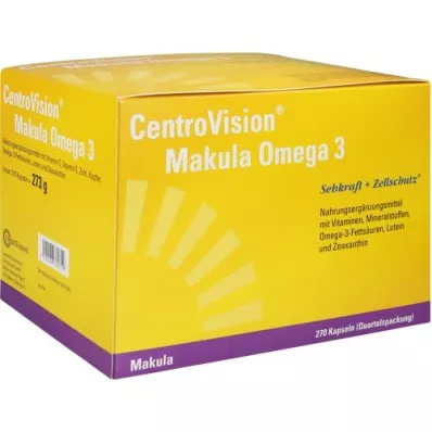 CENTROVISION Macula Omega-3-kapsler, 270 kapsler