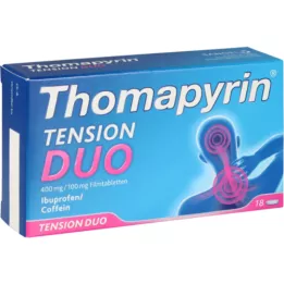 THOMAPYRIN TENSION DUO 400 mg/100 mg filmovertrukne tabletter, 18 stk