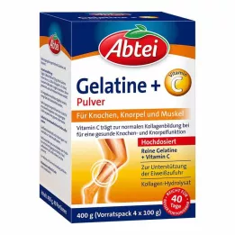 ABTEI Gelatine plus C-vitaminpulver, 400 g