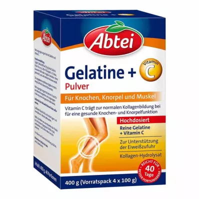 ABTEI Gelatine plus C-vitaminpulver, 400 g