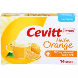 CEVITT Immune hot orange sukkerfri granulat, 14 stk