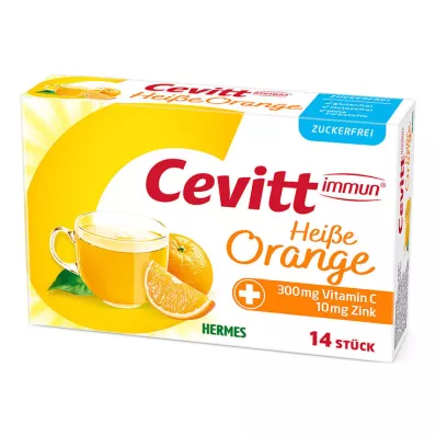 CEVITT Immune hot orange sukkerfri granulat, 14 stk