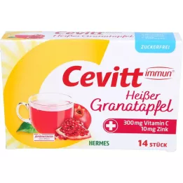 CEVITT immune hot granatæble sukkerfri granulat, 14 stk