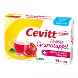 CEVITT immune hot granatæble sukkerfri granulat, 14 stk