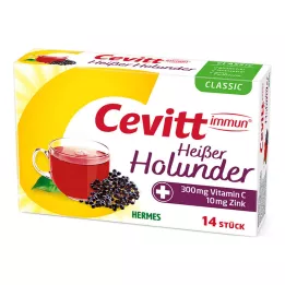 CEVITT immune hot elderberry classic granulat, 14 stk