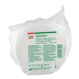 ZELLETTEN Vatpind 4x5 cm bakteriereduceret rulle, 500 stk
