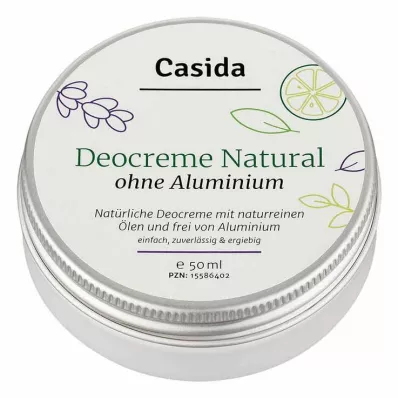 DEO CREME uden aluminium naturligt, 50 ml