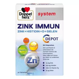 DOPPELHERZ Zink Immune Depot System Tabletter, 30 kapsler