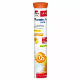 DOPPELHERZ Vitamin D3 2000 I.U. brusetabletter, 15 stk